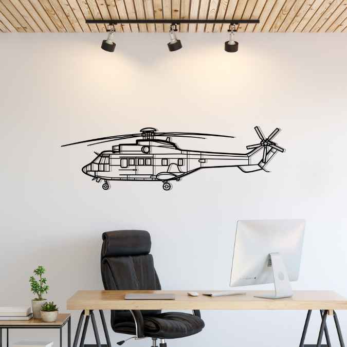 AS 332UL Silhouette Metal Wall Art