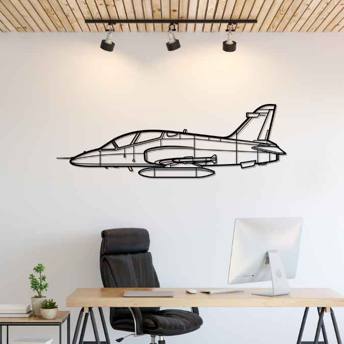 Hawk 100 Silhouette Metal Wall Art