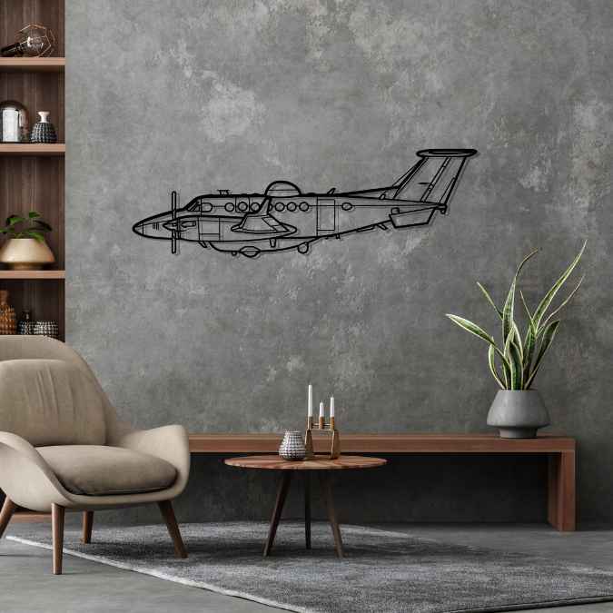 MC-12 EMARSS Silhouette Metal Wall Art