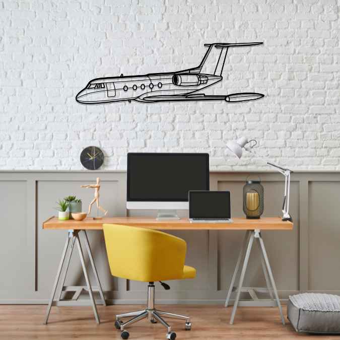 G-II Angle Silhouette Metal Wall Art