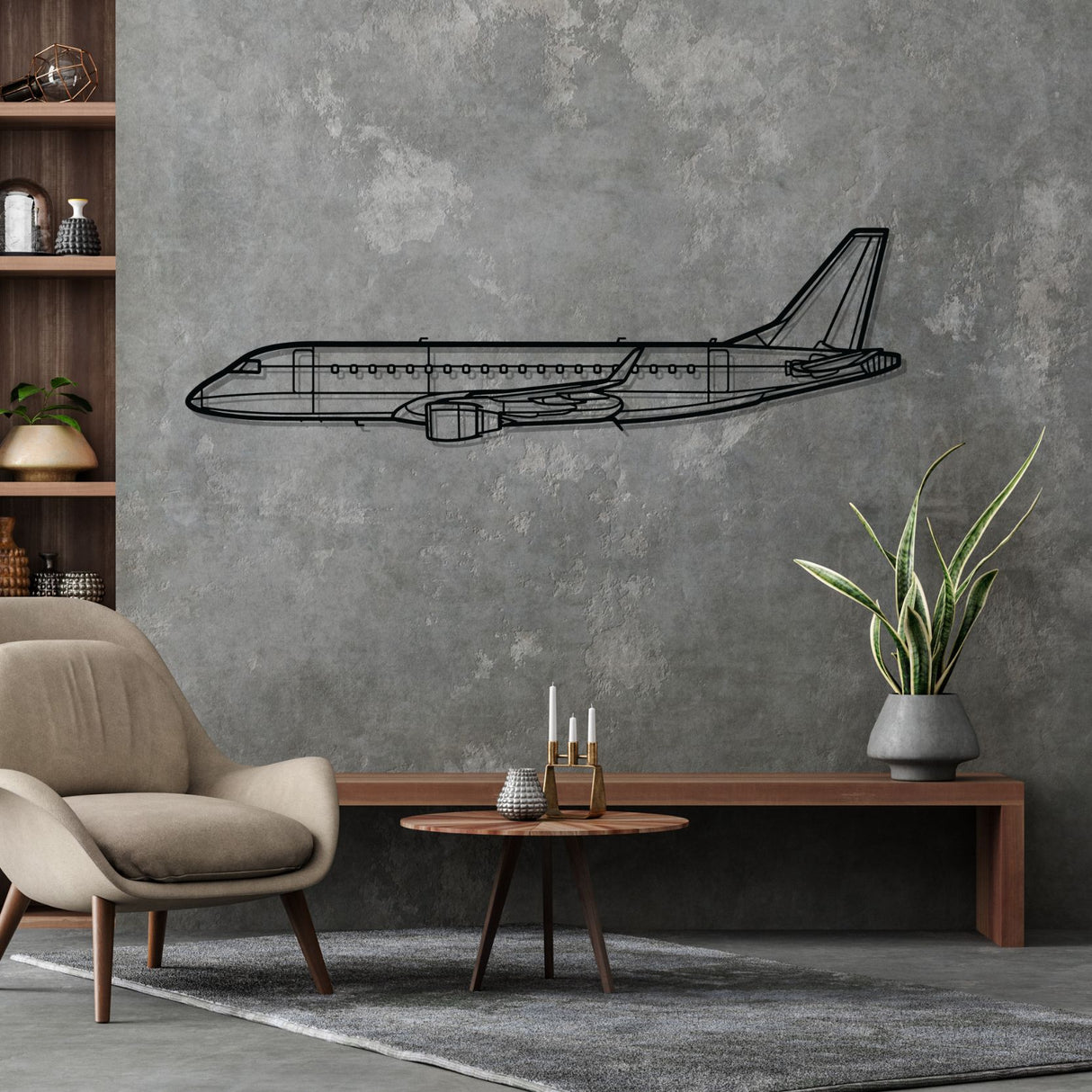 E175 Silhouette Metal Wall Art