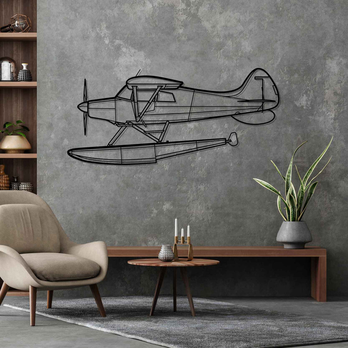 M-4 Silhouette Metal Wall Art