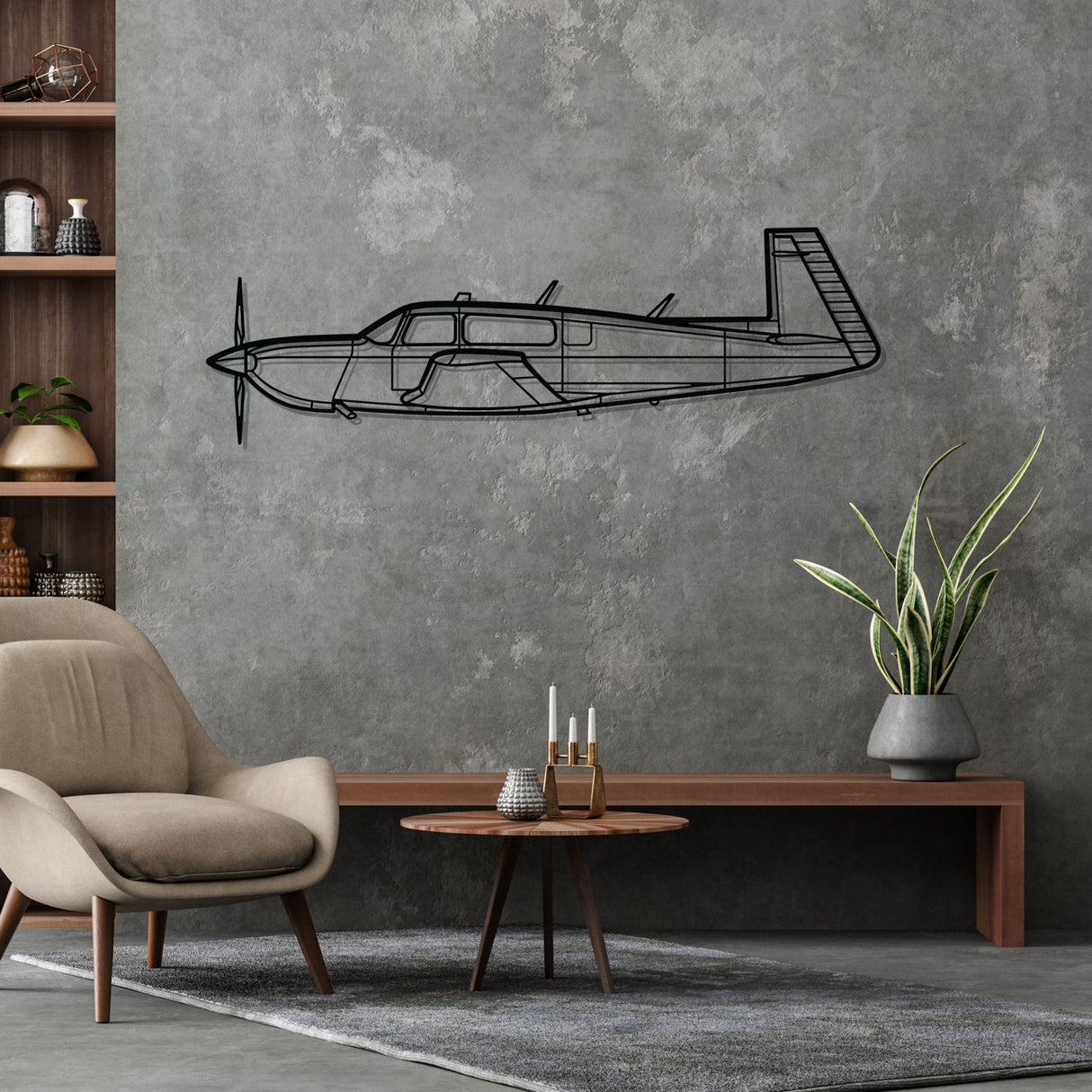M20K Silhouette Metal Wall Art