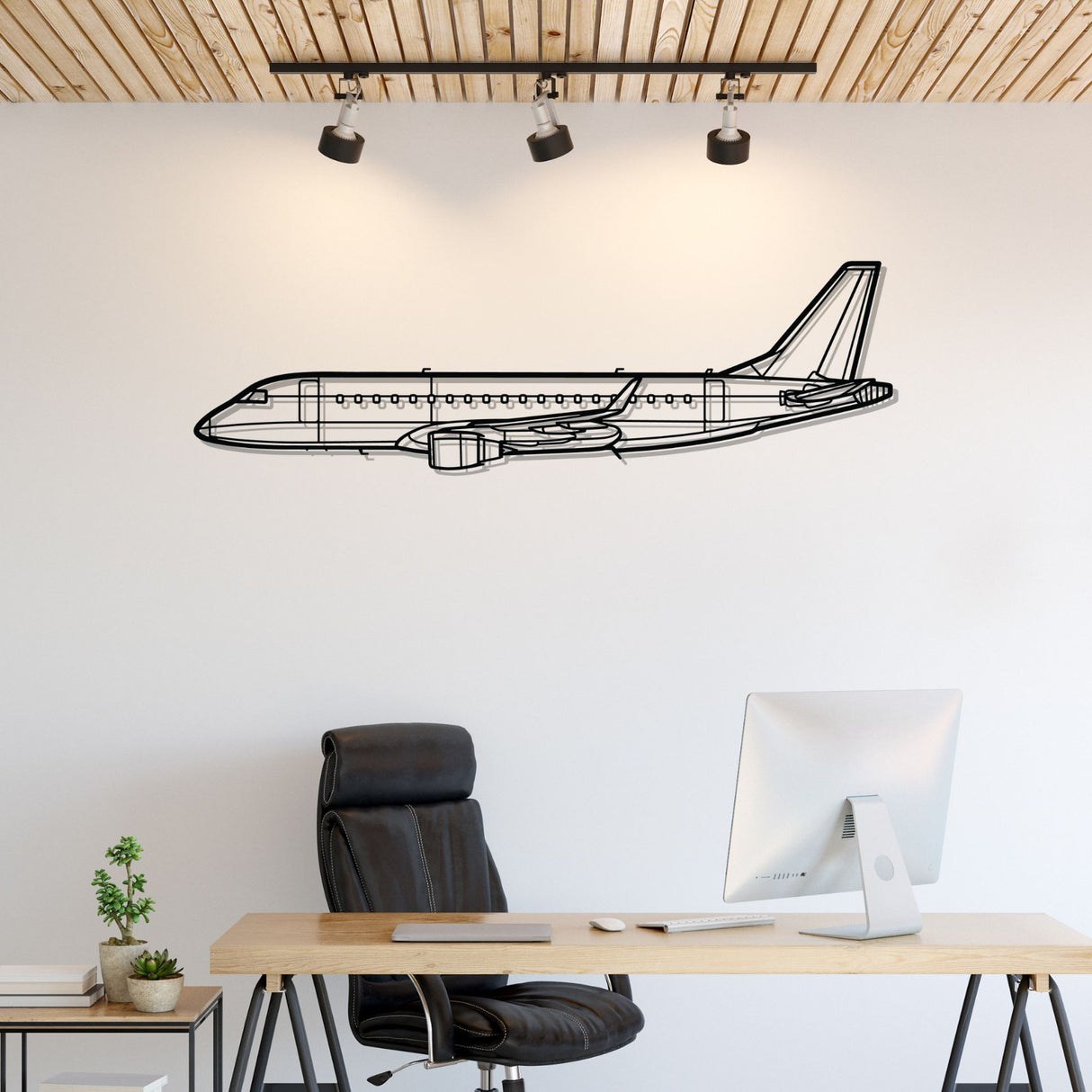 E175 Silhouette Metal Wall Art