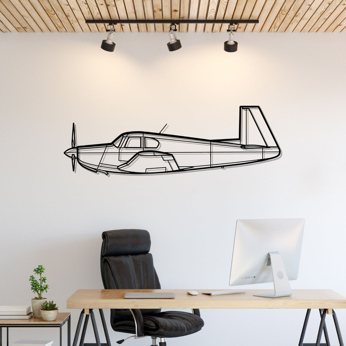 M20E Silhouette Metal Wall Art