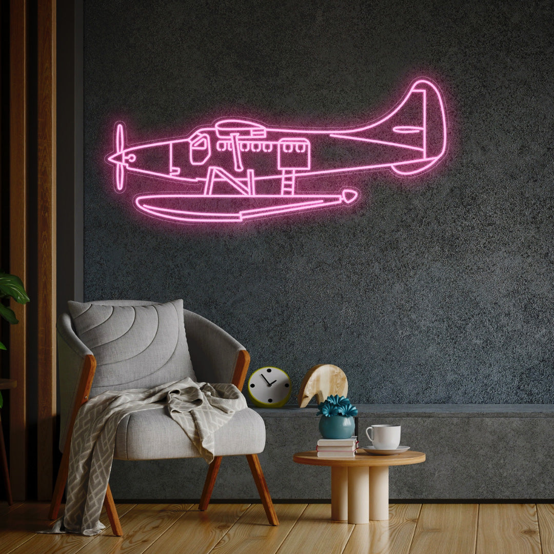 DHC-3T Neon Silhouette