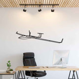 DG-800B Angle Silhouette Metal Wall Art