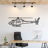 H125 Silhouette Metal Wall Art
