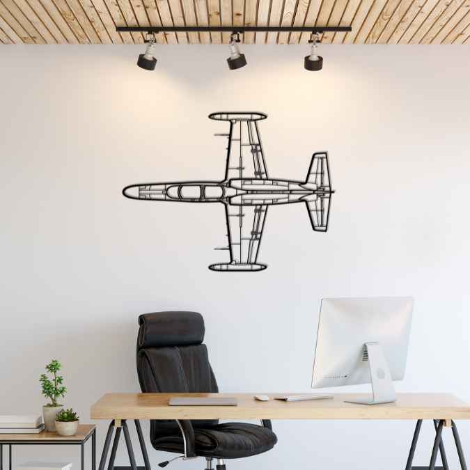 L-159 ALCA Top Silhouette Metal Wall Art