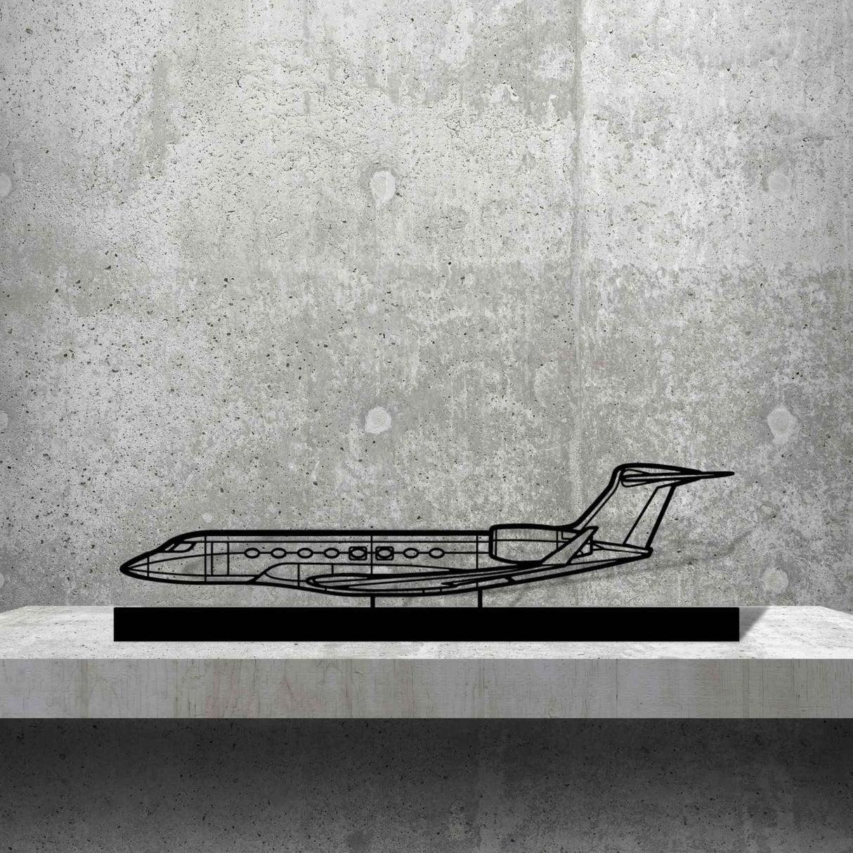 G650 Silhouette Metal Art Stand