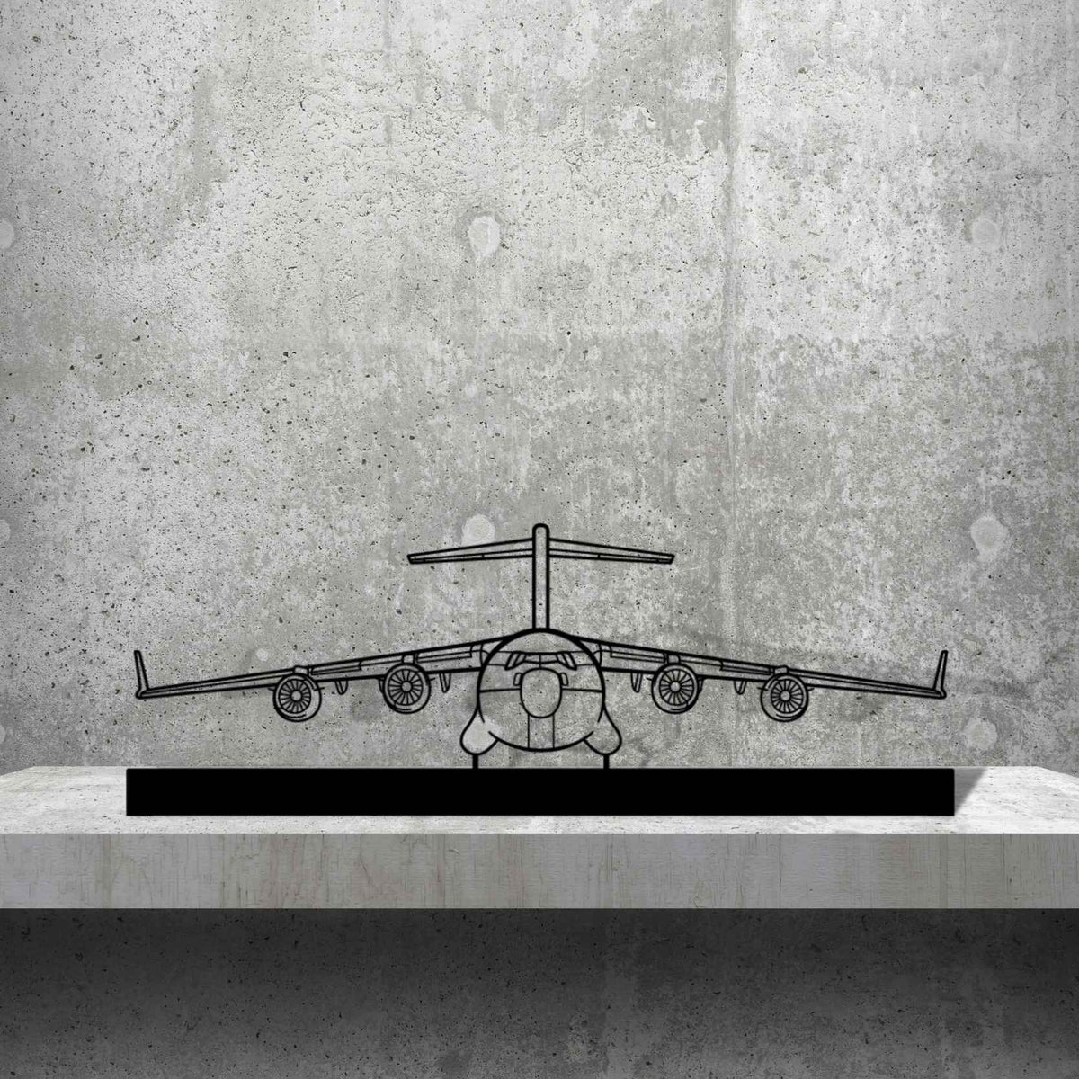 C-17 Silhouette Metal Art Stand