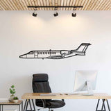 Learjet 75 Silhouette Metal Wall Art