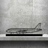 A320 CFM56 Silhouette Metal Art Stand
