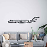 G700 Silhouette Metal Wall Art