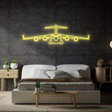 C-17 Globemaster III Front Neon Silhouette