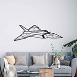CF-105 Arrow Front Angle Silhouette Metal Wall Art
