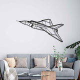 CF-105 Arrow Angle Silhouette Metal Wall Art