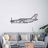 TBM 900 2023 Silhouette Metal Wall Art