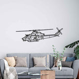 UH-1Y Venom Silhouette Metal Wall Art