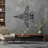 F-14D Tomcat Top Silhouette Metal Wall Art