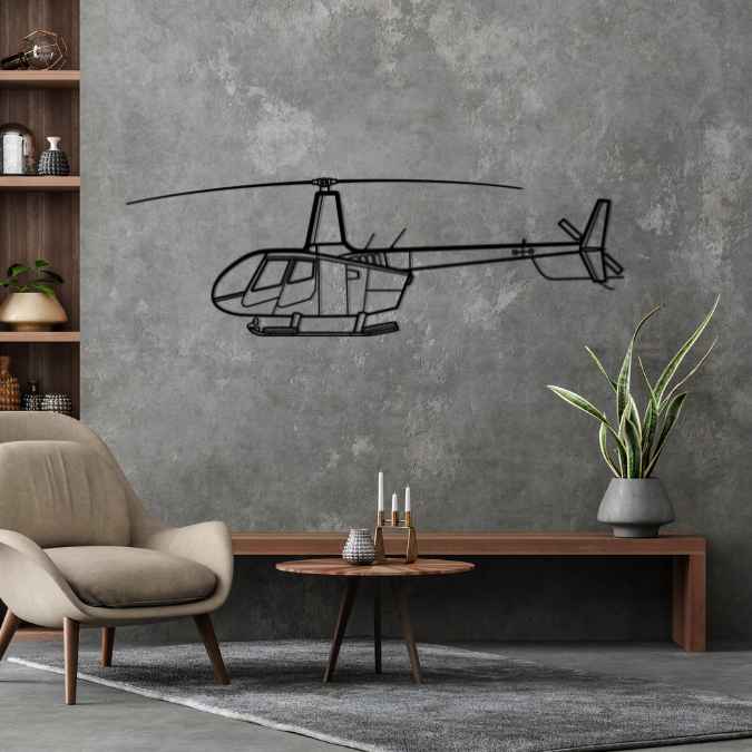R66 Silhouette Metal Wall Art