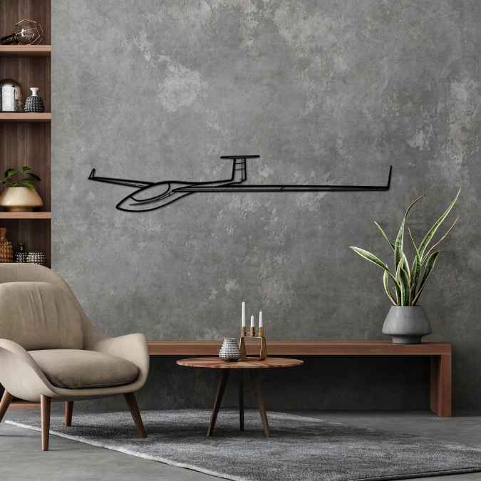 ASW 27 Angle Silhouette Metal Wall Art