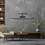 PC-24 2024 Front Silhouette Metal Wall Art