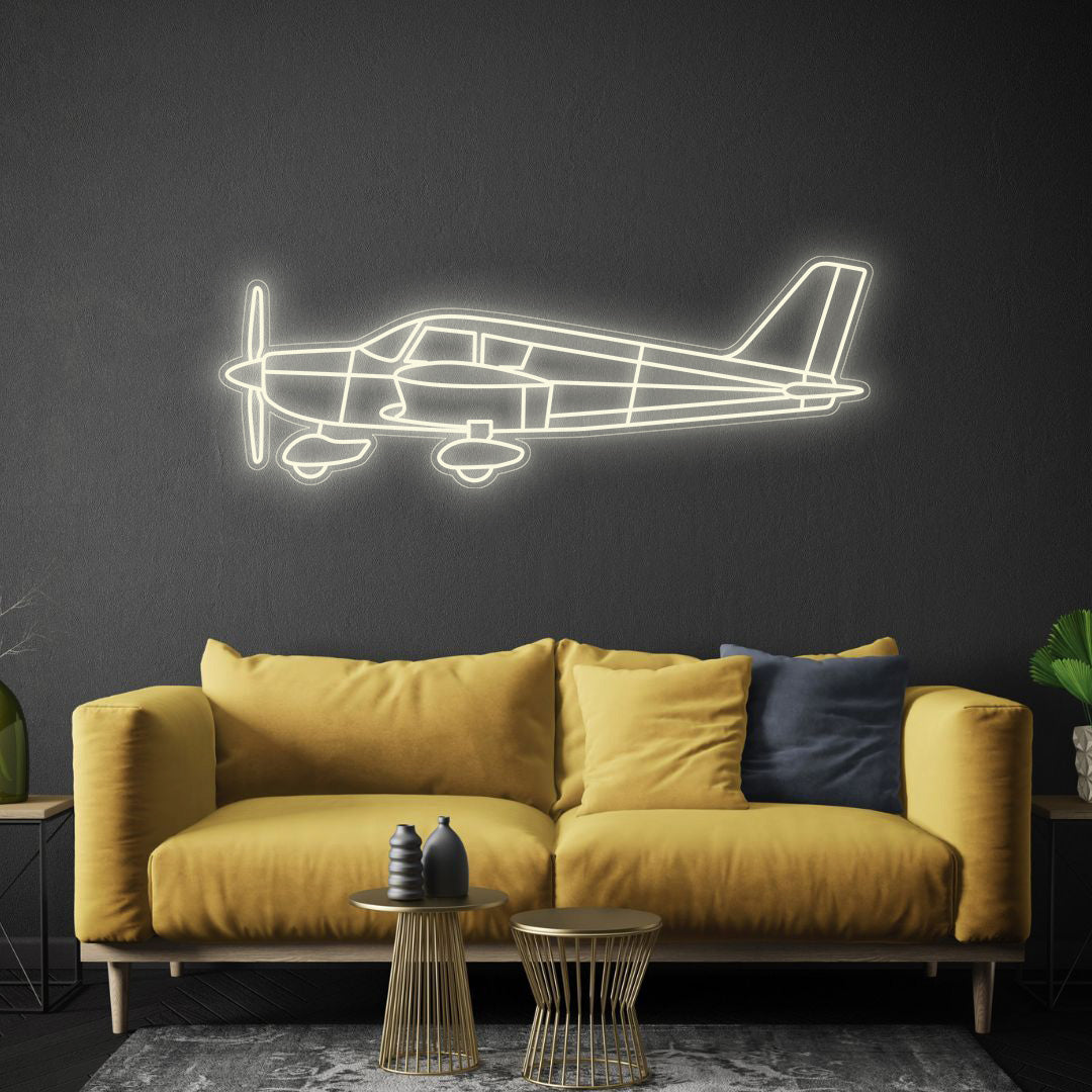Cherokee PA-28-140 Neon Silhouette