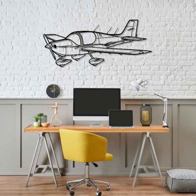 XL2 2008 Angle Silhouette Metal Wall Art