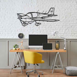 XL2 2008 Angle Silhouette Metal Wall Art
