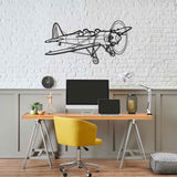 PT-22 Angle Silhouette Metal Wall Art