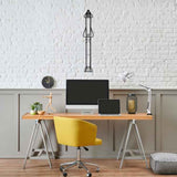 Starship Silhouette Metal Wall Art