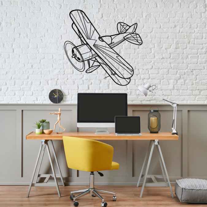 S1S 1977 Angle Silhouette Metal Wall Art
