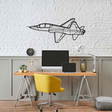T-38C Talon Angle Silhouette Metal Wall Art