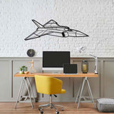 CF-105 Arrow Front Angle Silhouette Metal Wall Art