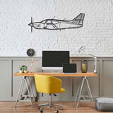 Commander 112TC 1976 Silhouette Metal Wall Art