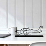 SR22 Silhouette Metal Art Stand