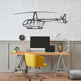 R66 Silhouette Metal Wall Art