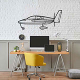 Cozy Mark IV Silhouette Metal Wall Art