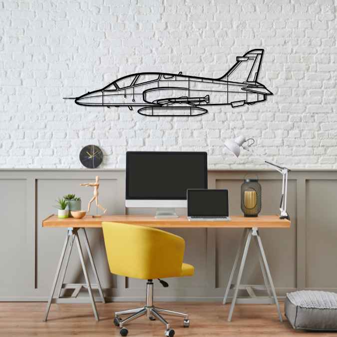 Hawk 100 Silhouette Metal Wall Art