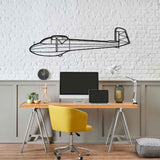 KA-4 Silhouette Metal Wall Art