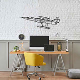 F-104G Starfighter Angle Silhouette Metal Wall Art