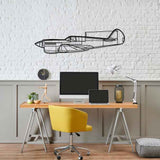 P-40 Warhawk Silhouette Metal Wall Art