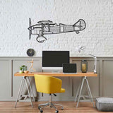 CR.32 Silhouette Metal Wall Art
