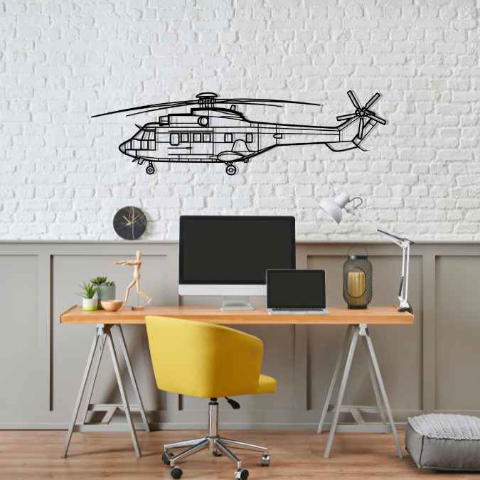 AS 332UL Silhouette Metal Wall Art