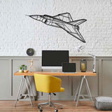 CF-105 Arrow Angle Silhouette Metal Wall Art