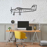 MFI-15 Safari Silhouette Metal Wall Art