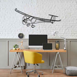 Sinus Max Angle Silhouette Metal Wall Art