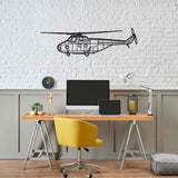 Whirlwind HAR10 1970 Silhouette Metal Wall Art