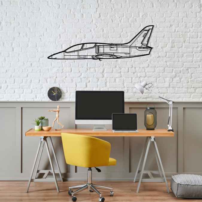 L-39NG Silhouette Metal Wall Art